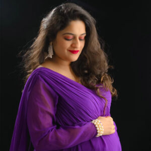 Purple full SL Gown