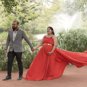 Red CR Gown