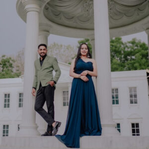 Teal Blue SwtH Gown