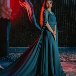 Teal Blue Gown