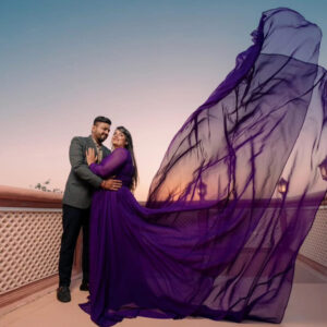 Purple full SL Gown